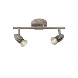 Lucide CARO-LED - Plafondspot - LED - GU10 - 2x5W 2700K - Mat chroom