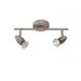 Lucide CARO-LED - Plafondspot - LED - GU10 - 2x5W 2700K - Mat chroom