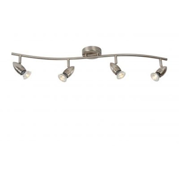 Lucide CARO-LED - Plafondspot - LED - GU10 - 4x5W 2700K - Mat chroom