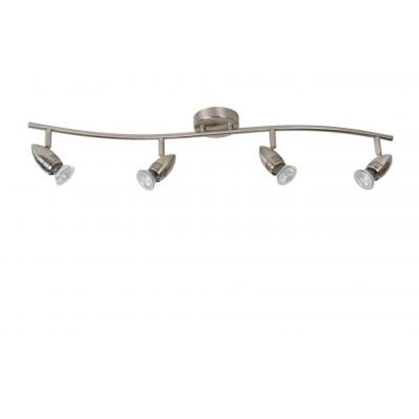 Lucide CARO-LED - Plafondspot - LED - GU10 - 4x5W 2700K - Mat chroom