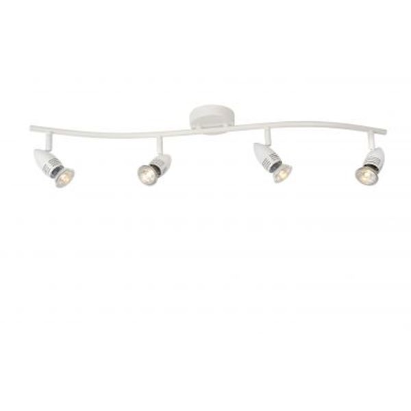 Lucide CARO-LED - Plafondspot - LED - GU10 - 4x5W 2700K - Wit