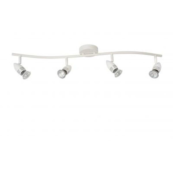 Lucide CARO-LED - Plafondspot - LED - GU10 - 4x5W 2700K - Wit