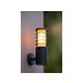 Lucide SOLID - Wandlamp Buiten - Ø 9 cm - 1xE27 - IP54 - Antraciet