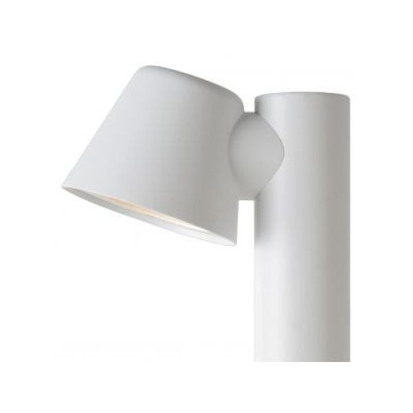 Lucide DINGO-LED - Sokkellamp Buiten - LED Dimb. - GU10 - 1x5W 3000K - IP44 - Wit