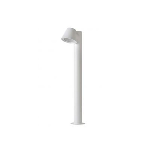 Lucide DINGO-LED - Sokkellamp Buiten - LED Dimb. - GU10 - 1x5W 3000K - IP44 - Wit