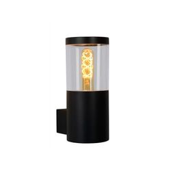 Lucide FEDOR - Wandlamp Buiten - 1xE27 - IP44 - Zwart 