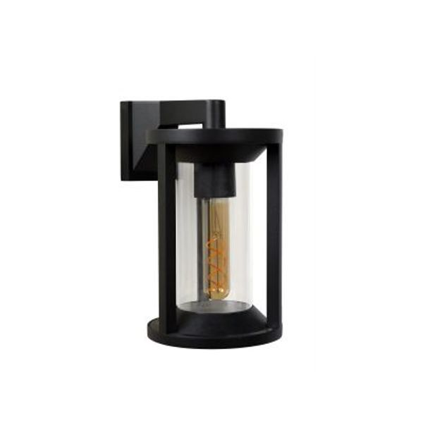 Lucide CADIX - Wandlamp Buiten - 1xE27 - IP65 - Zwart