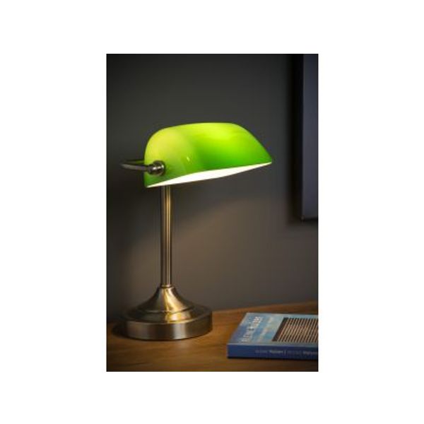 Lucide BANKER - Bureaulamp - 1xE14 - Brons