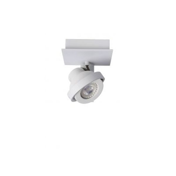 Lucide LANDA - Plafondspot - LED Dim to warm - GU10 - 1x5W 2200K/3000K - Wit