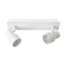 Lucide SIRENE-LED - Plafondspot Badkamer - Ø 10 cm - LED Dimb. - GU10 - 2x5W 3000K - IP44 - Wit