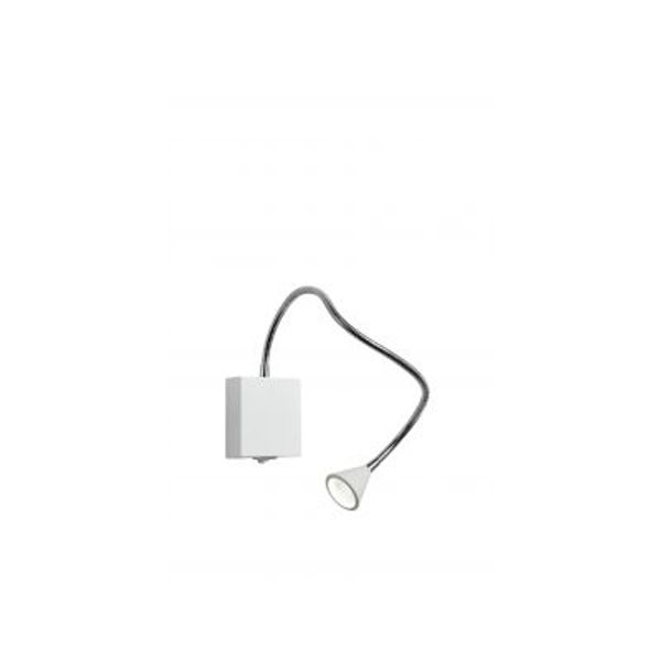 Lucide BUDDY - Bedlamp - LED - 1x3W 4000K - Wit