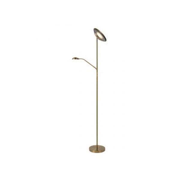 Lucide ZENITH - Leeslamp - Ø 25,4 cm - LED Dimb. - 3000K - Mat Goud / Messing