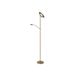 Lucide ZENITH - Leeslamp - Ø 25,4 cm - LED Dimb. - 3000K - Mat Goud / Messing