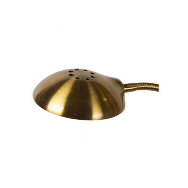 Lucide ZENITH - Leeslamp - Ø 25,4 cm - LED Dimb. - 3000K - Mat Goud / Messing