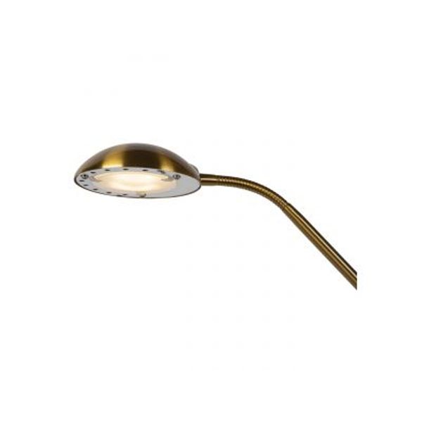 Lucide ZENITH - Leeslamp - Ø 25,4 cm - LED Dimb. - 3000K - Mat Goud / Messing