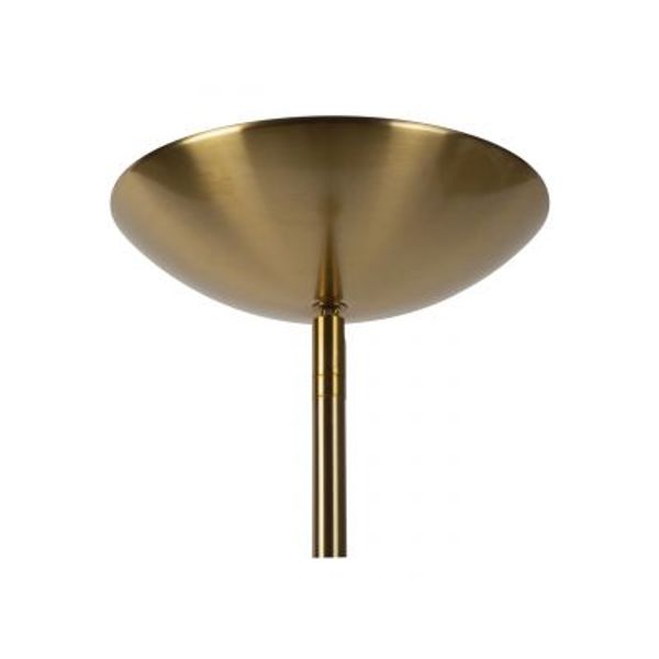 Lucide ZENITH - Leeslamp - Ø 25,4 cm - LED Dimb. - 3000K - Mat Goud / Messing