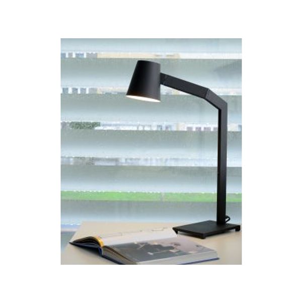 Lucide MIZUKO - Bureaulamp - 1xE14 - Zwart