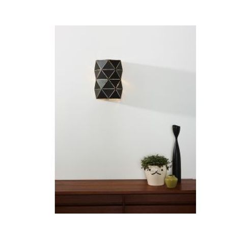 OTONA - Wandlamp - 2xE14 - Zwart  Lucide