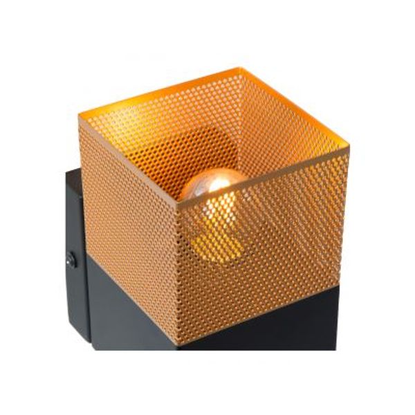 Lucide RENATE - Wandlamp - 1xE27 - Zwart