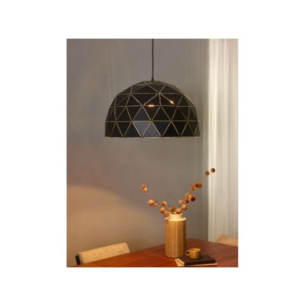 Lucide OTONA - Hanglamp - Ø 60 cm - 3xE27 - Zwart