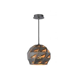 Lucide MALUNGA - Hanglamp - Ø 25 cm - 1xE27 - Grijs