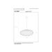 Lucide WOLFRAM - Hanglamp - Ø 65 cm - 1xE27 - Zwart