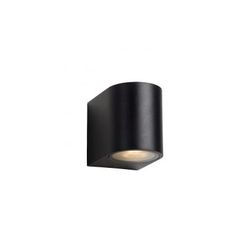 Lucide ZORA-LED - Wandspot Buiten - LED Dimb. - GU10 - 1x5W 3000K - IP44 - Zwart