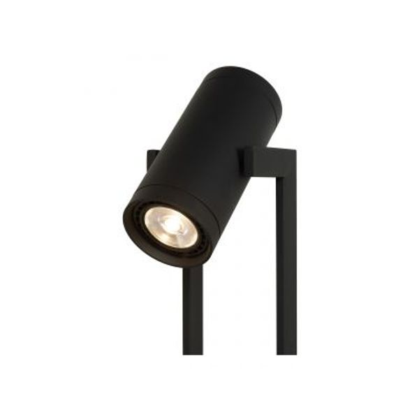 Lucide DOME - Vloerlamp - LED Dimb. - GU10 - 2x12W 3000K - Zwart