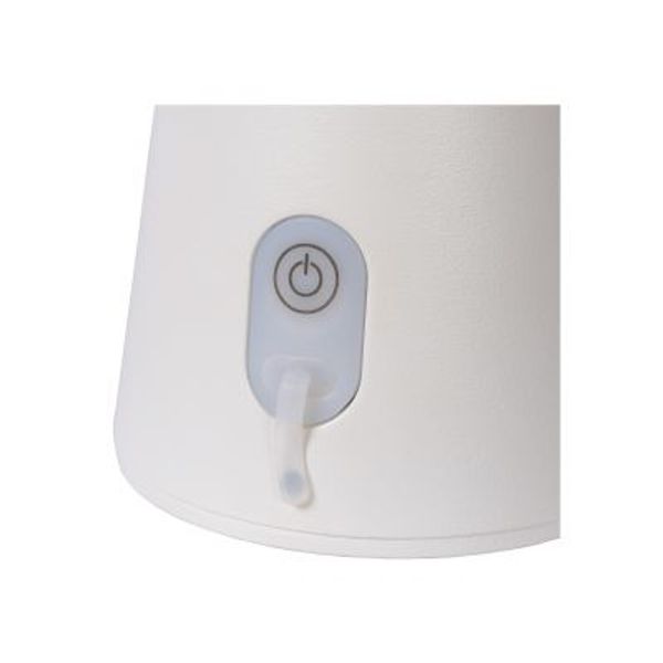 Lucide LA DONNA - Tafellamp Buiten - Ø 19,7 cm - LED Dimb. - 1x2W 2700K - IP54 - 3 StepDim - Wit