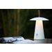 Lucide LA DONNA - Tafellamp Buiten - Ø 19,7 cm - LED Dimb. - 1x2W 2700K - IP54 - 3 StepDim - Wit