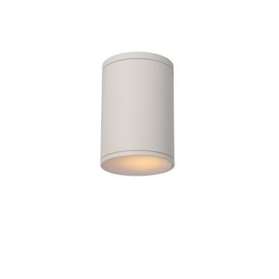 TUBIX - Plafondspot Buiten - Ø 10,8 cm - 1xE27 - IP54 - Wit  Lucide