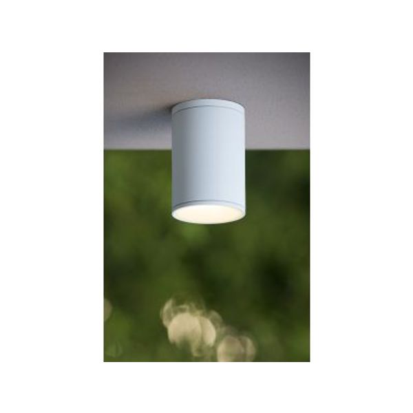 Lucide TUBIX - Plafondspot Buiten - Ø 10,8 cm - 1xE27 - IP54 - Wit