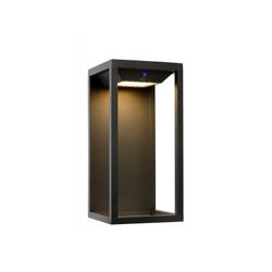 Lucide TENSO SOLAR - Wandlamp Buiten - LED - 1x2,2W 3000K - IP54 - Antraciet