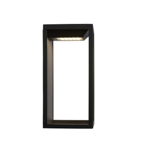 Lucide TENSO SOLAR - Wandlamp Buiten - LED - 1x2,2W 3000K - IP54 - Antraciet