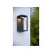 Lucide TENSO SOLAR - Wandlamp Buiten - LED - 1x2,2W 3000K - IP54 - Antraciet