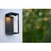 Lucide TENSO SOLAR - Wandlamp Buiten - LED - 1x2,2W 3000K - IP54 - Antraciet