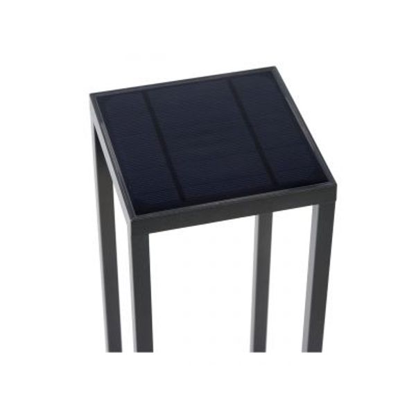 Lucide TENSO SOLAR - Sokkellamp Buiten - LED - 1x2,2W 3000K - IP54 - Antraciet