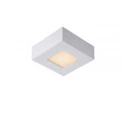 Lucide BRICE-LED - Plafonnière Badkamer - LED Dimb. - 1x8W 3000K - IP44 - Wit