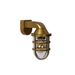 Lucide LEWIS - Wandlamp Buiten - 1xE27 - IP44 - Mat Goud / Messing