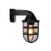 Lucide LEWIS - Wandlamp Buiten - 1xE27 - IP44 - Zwart