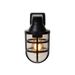 Lucide LEWIS - Wandlamp Buiten - 1xE27 - IP44 - Zwart