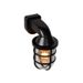 Lucide LEWIS - Wandlamp Buiten - 1xE27 - IP44 - Zwart