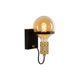 Lucide OTTELIEN - Wandlamp - Ø 17,7 cm - 1xE27 - Zwart