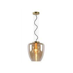 Lucide FLORIEN - Hanglamp - Ø 28 cm - 1xE27 - Amber