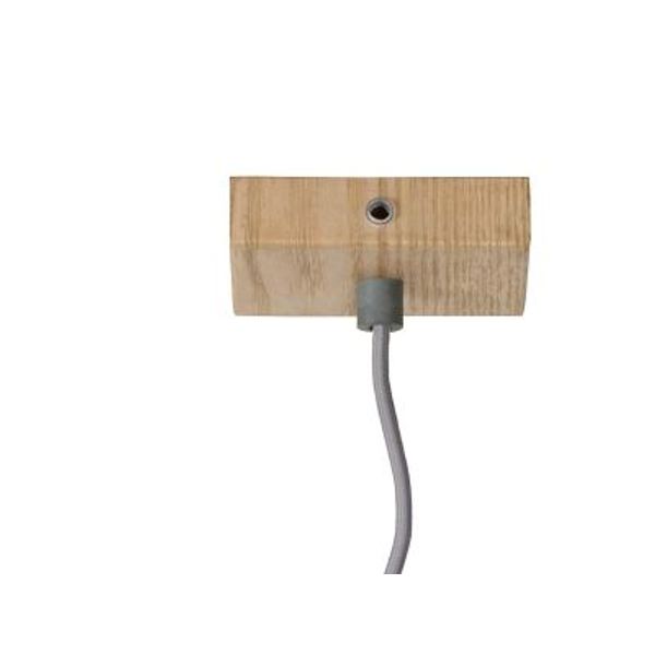 Lucide ORIS - Hanglamp - 4xE27 - Licht hout