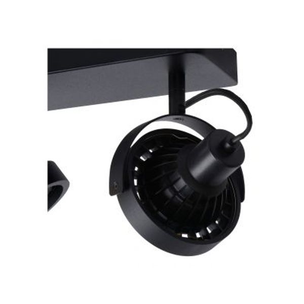 Lucide TALA LED - Plafondspot - LED Dim to warm - GU10 - 3x12W 2200K/3000K - Zwart