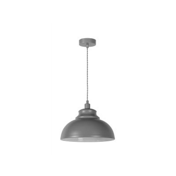 Lucide ISLA - Hanglamp - Ø 29 cm - 1xE14 - Grijs