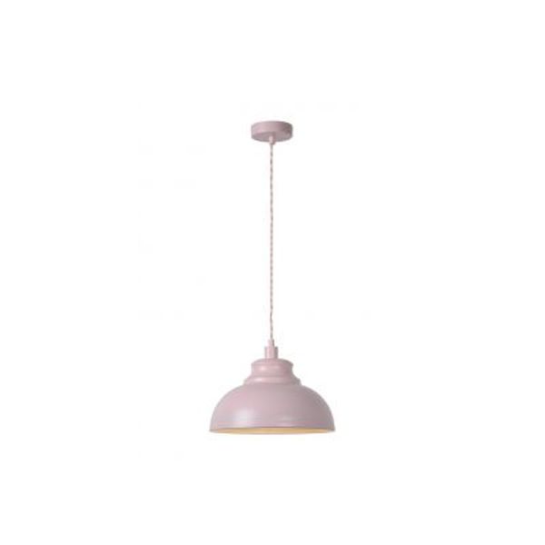 Lucide ISLA - Hanglamp - Ø 29 cm - 1xE14 - Roze