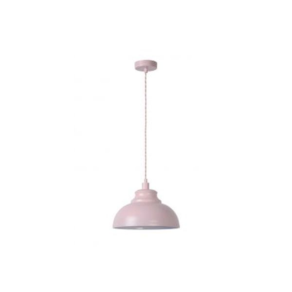 Lucide ISLA - Hanglamp - Ø 29 cm - 1xE14 - Roze