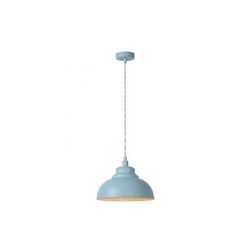 Lucide ISLA - Hanglamp - Ø 29 cm - 1xE14 - Pastel blauw